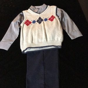 Boys three pieces matching set.